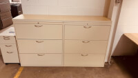 3 Drawer lateral files with common top