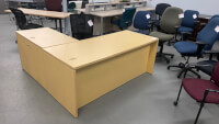 Teknion Shell Desk with return